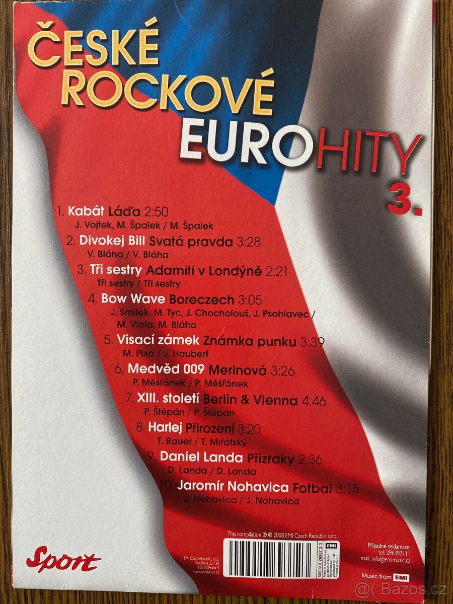 CD České rockové eurohity - 2