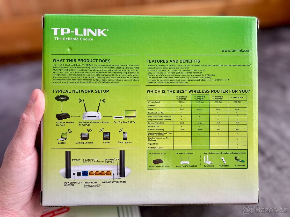 TP-Link 300Mbps funkční wifi router - 2