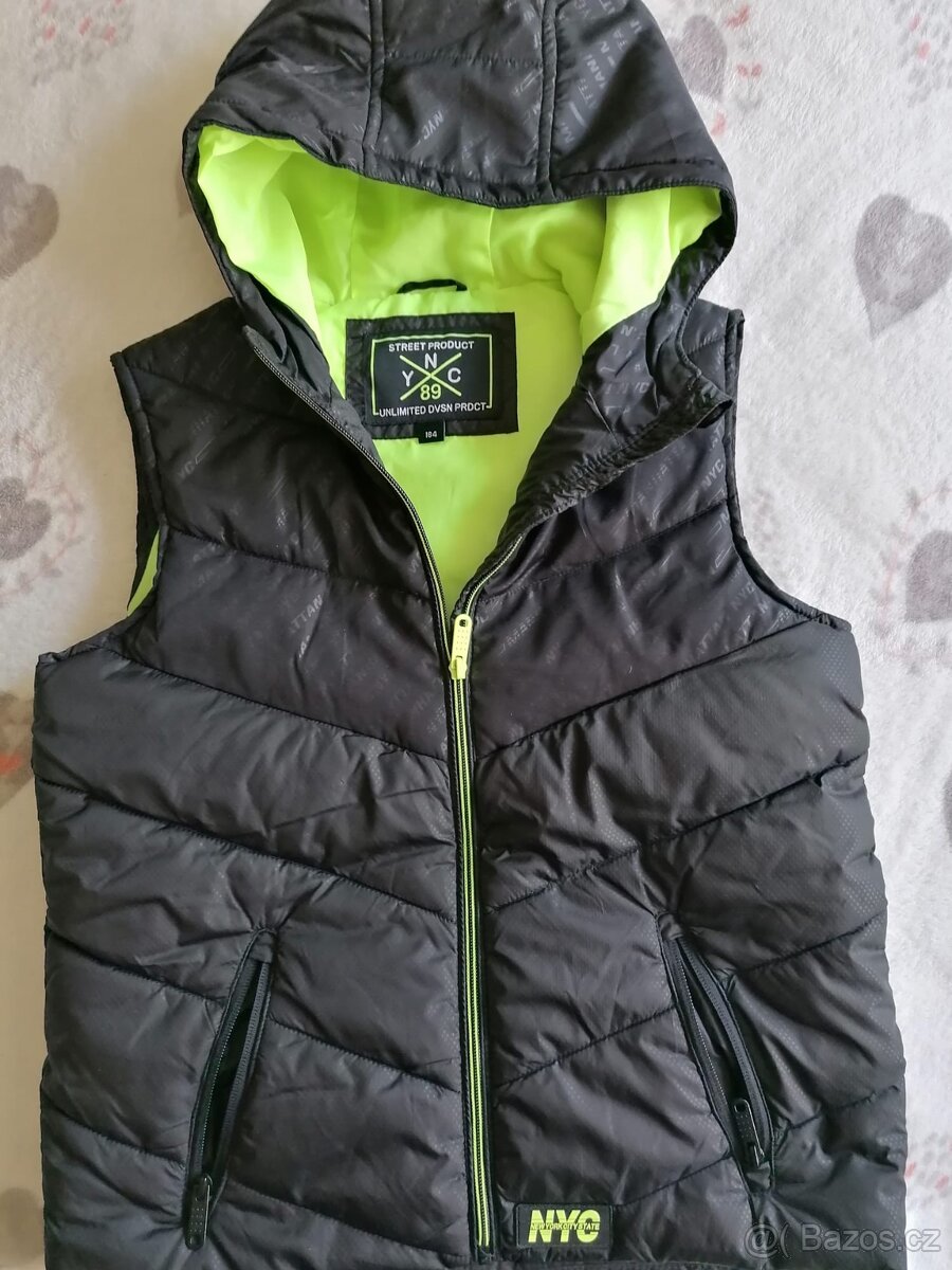 Top stav chlapecká vesta vel.164 Novà - 2