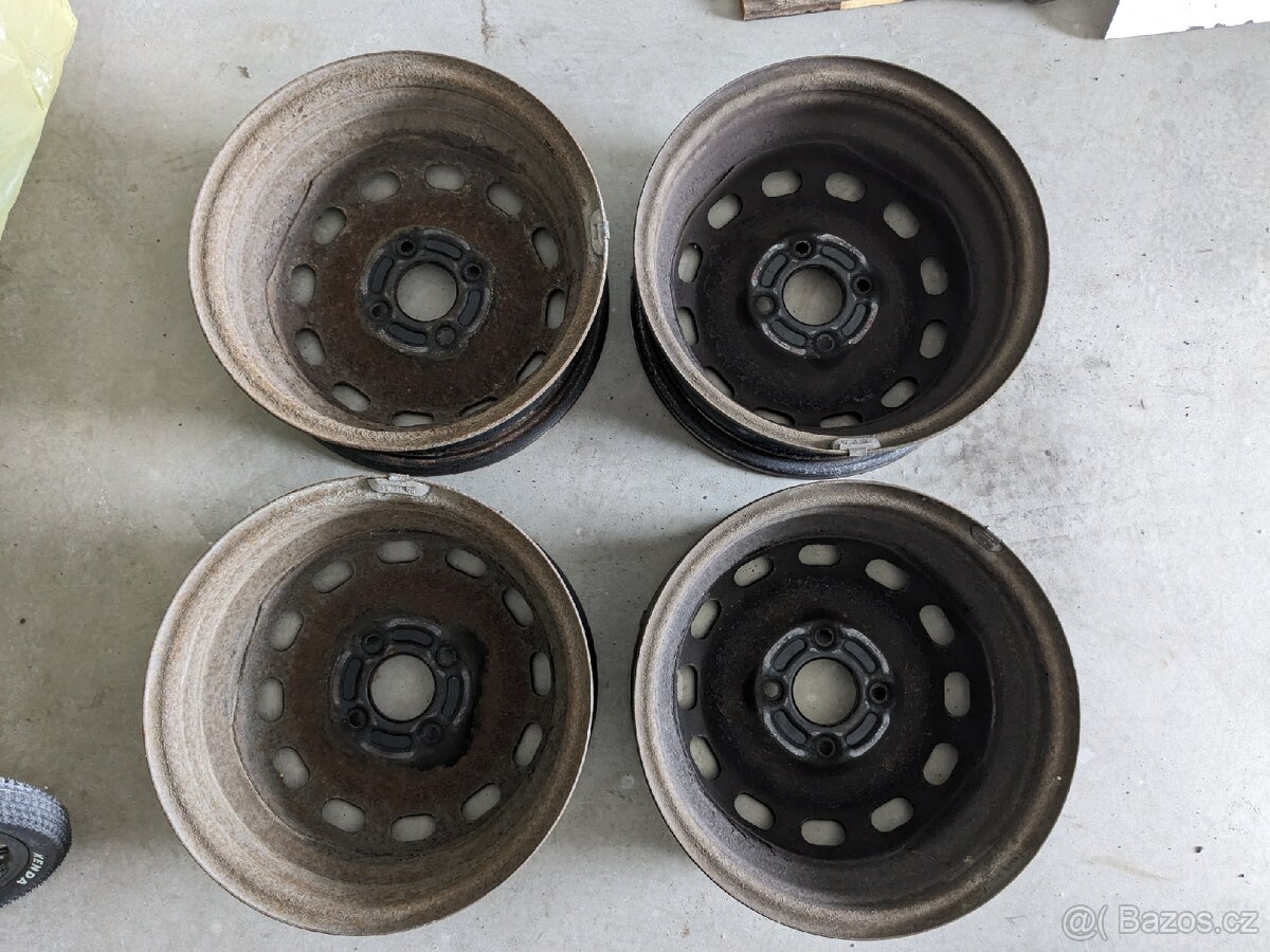 Prodám ocelové disky Ford 14" - 2