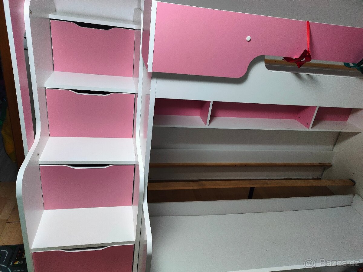 Patrová dětská postel se schody - 2