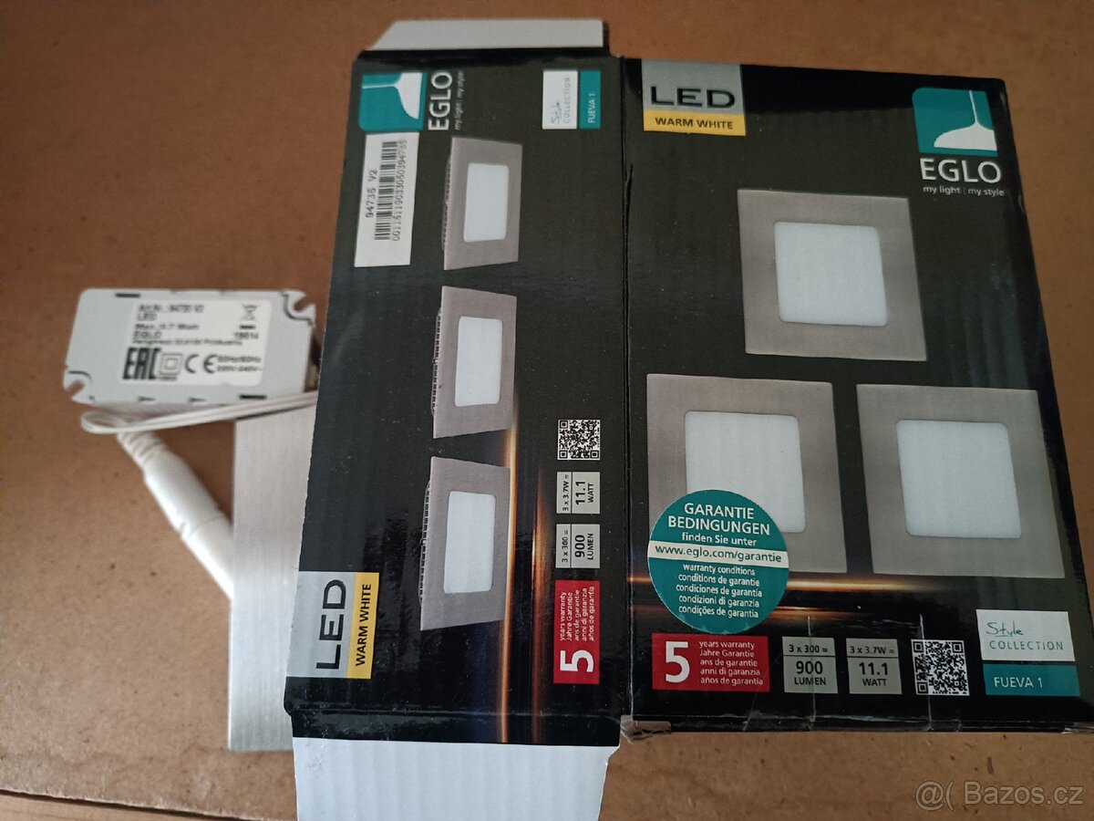 Zápustná led světla 3ks/balení - 2