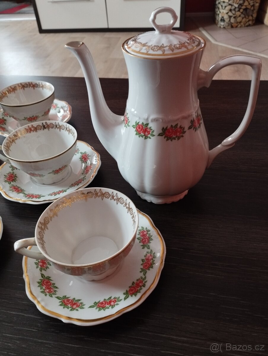 Čajový servis komplet a nepoškozený - 2