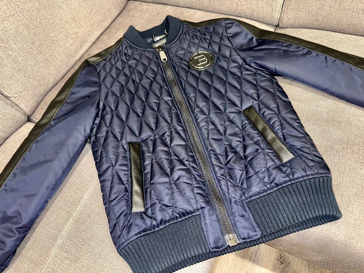 Pánský prošívaný bomber BALMAIN PARIS, NEPOUŽITÝ - 2