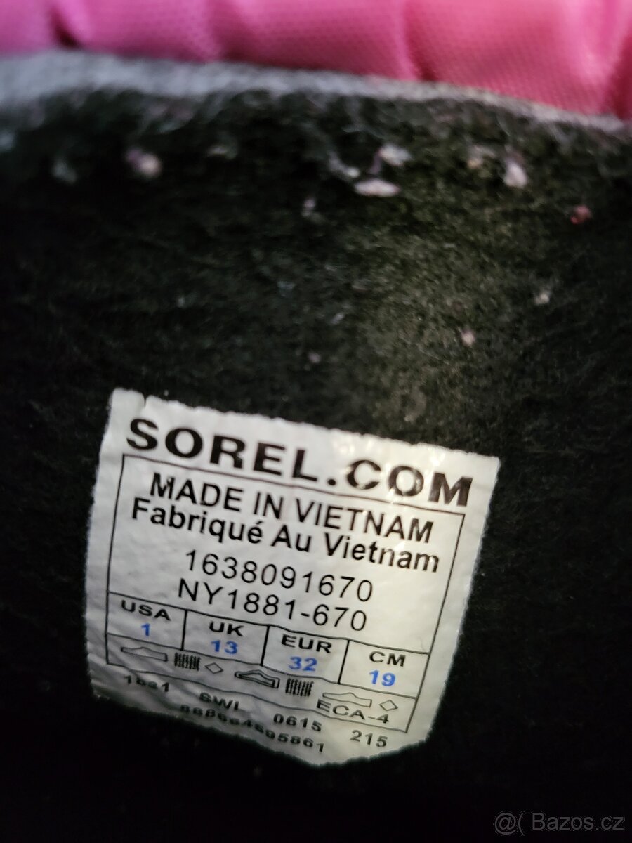 Dívčí sněhule Sorel vel. 32 - 2
