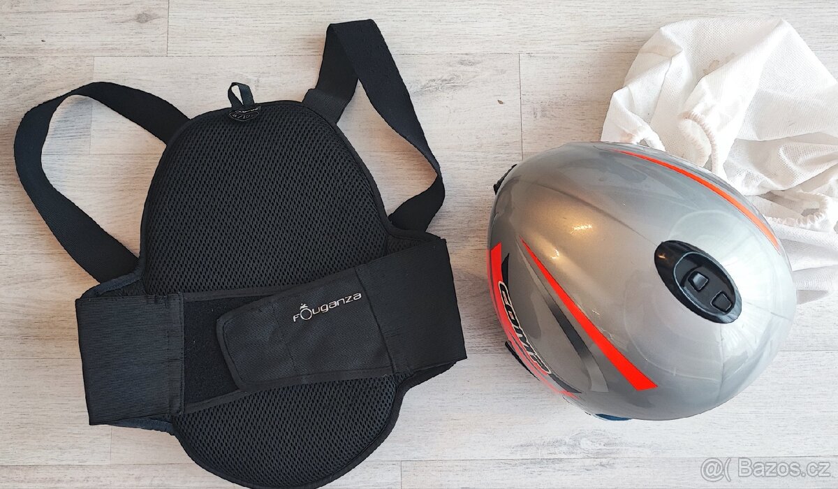 Dětský set helma + chránič páteře, vel. 5-7 let - 2