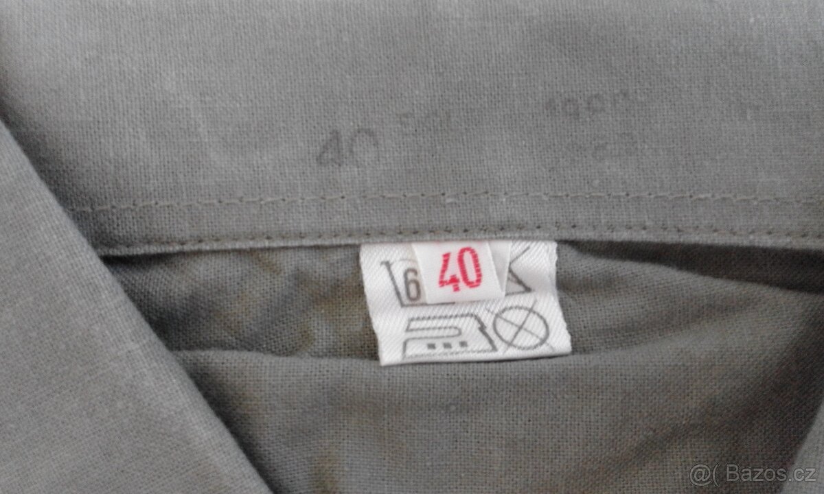 AČR Košile vz.21-85, vel.40 NOVÉ (4ks) Cena za vše - 2