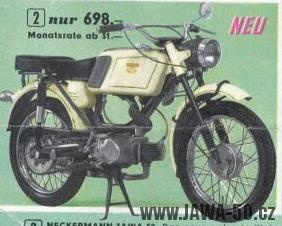 Koupím JAWA 23 MUSTANG verze NECKERMANN - 2