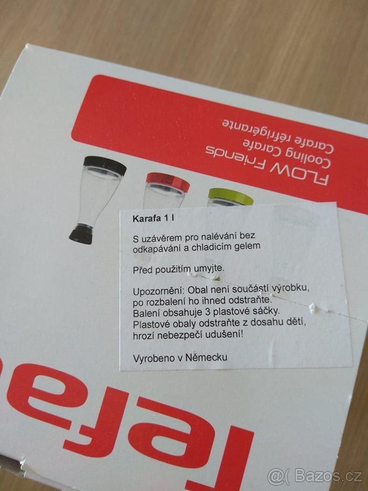 Karafa Tefal, 1l, červená - 2