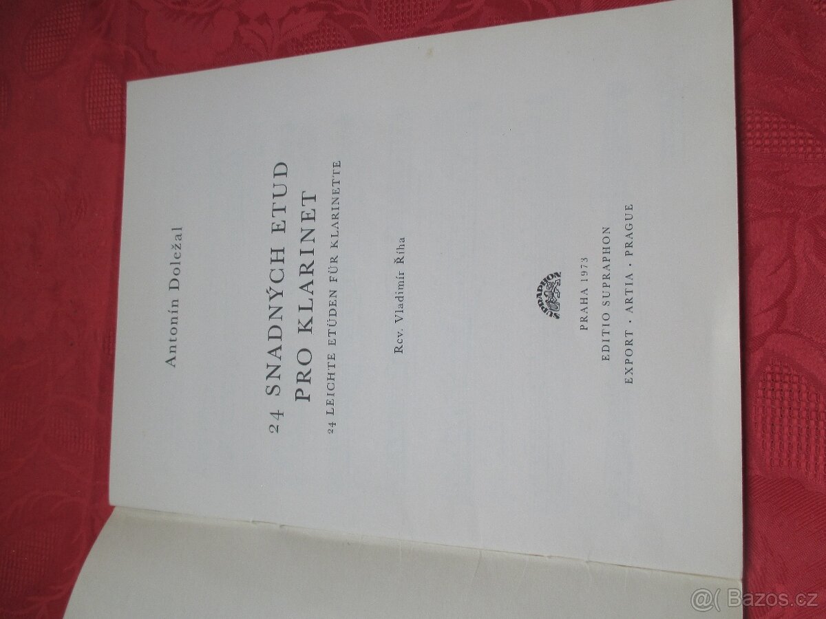 Etudy pro klarinet - 2