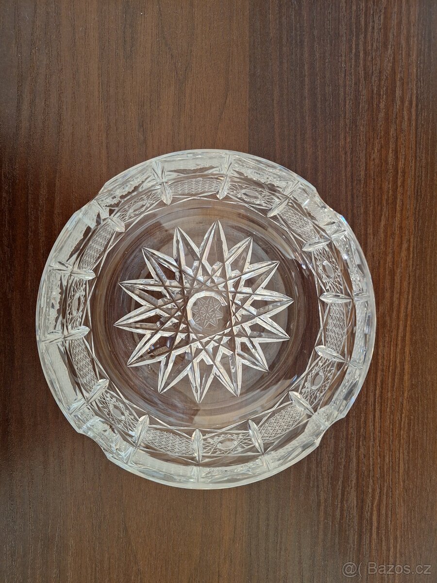 Broušený popelník Bohemia Crystal - 2