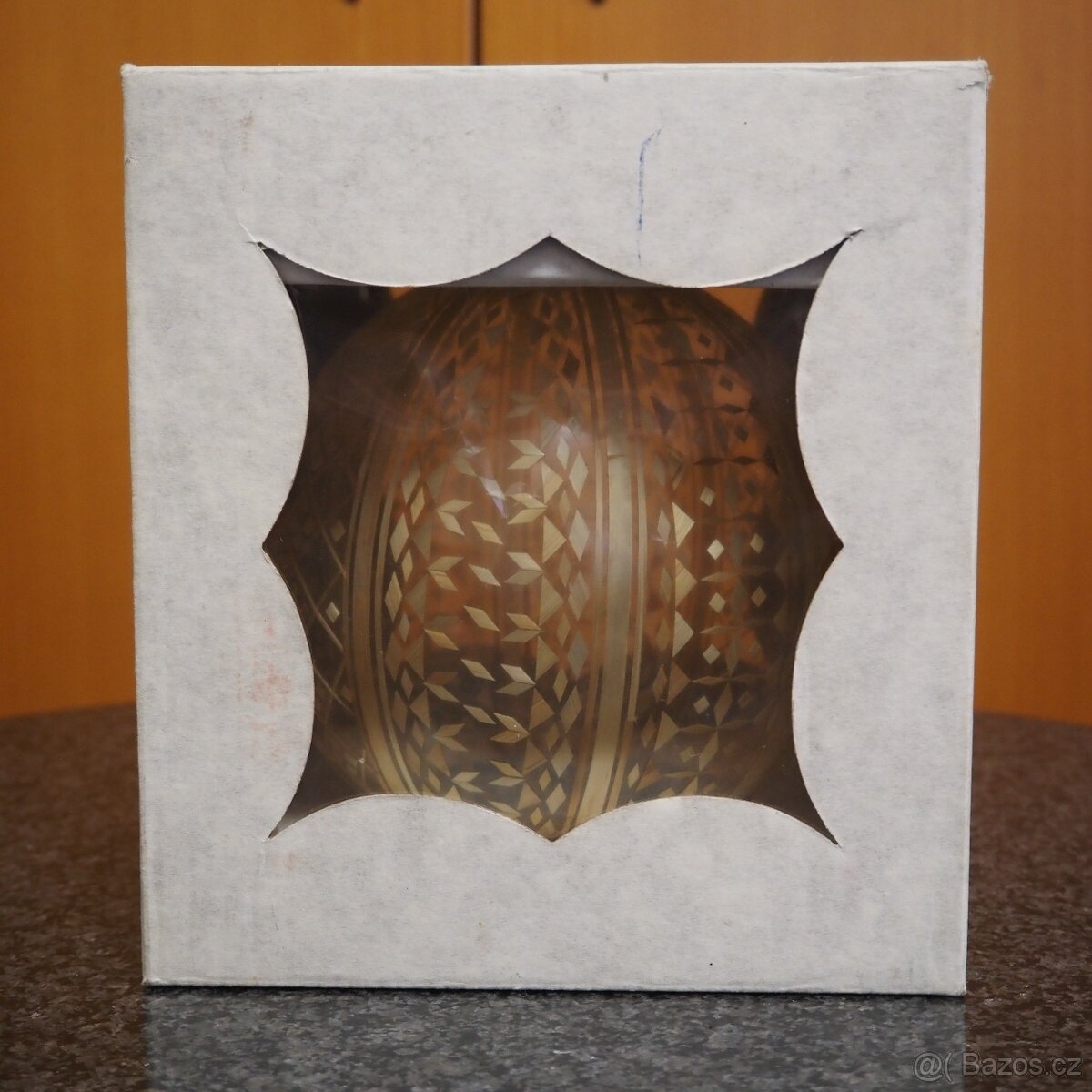 Retro vánoční koule průměr cca 14 cm - 2