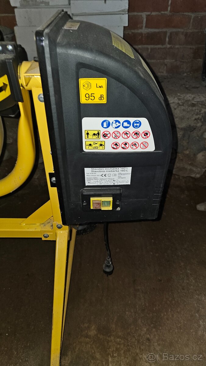 Stavební míchačka 160l - 2