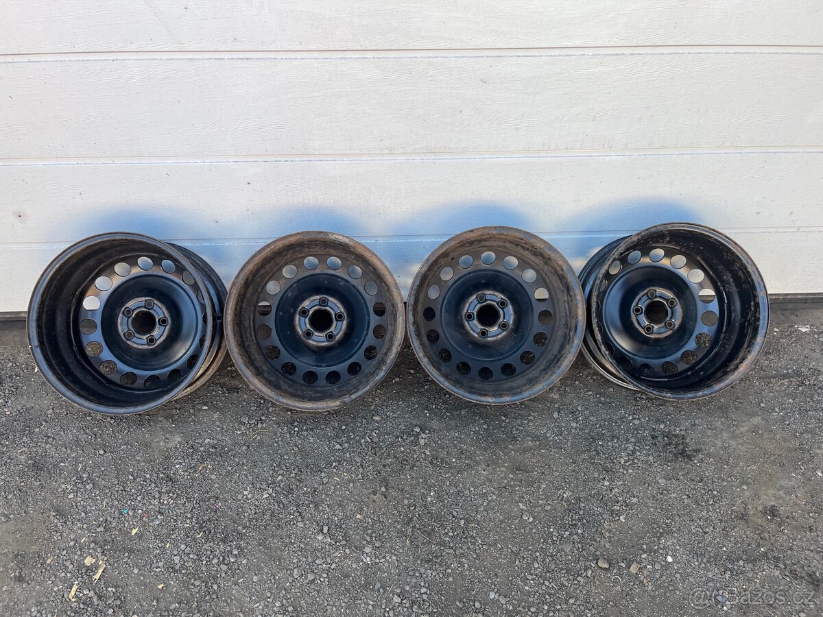 Prodám plechové disky 5x100 r16 - 2
