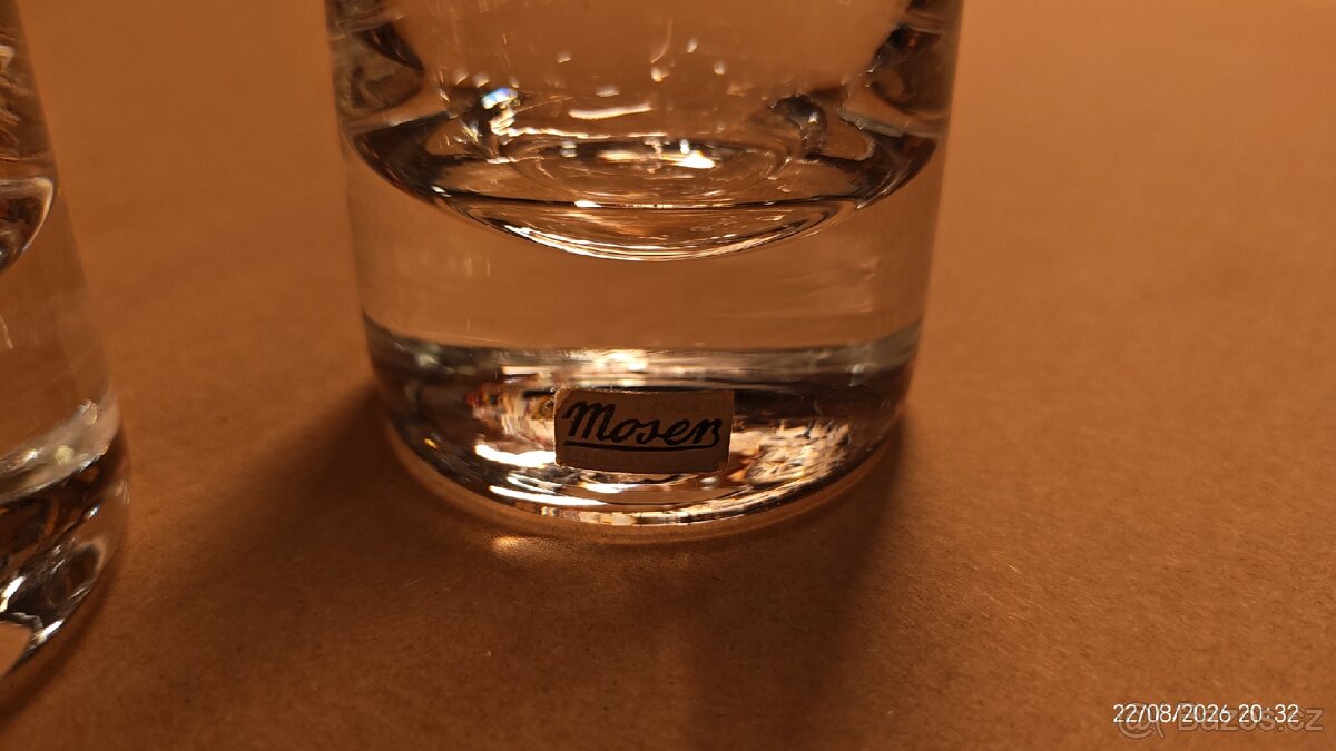 Sada sklenic Moser – Made in Czechoslovakia - 2
