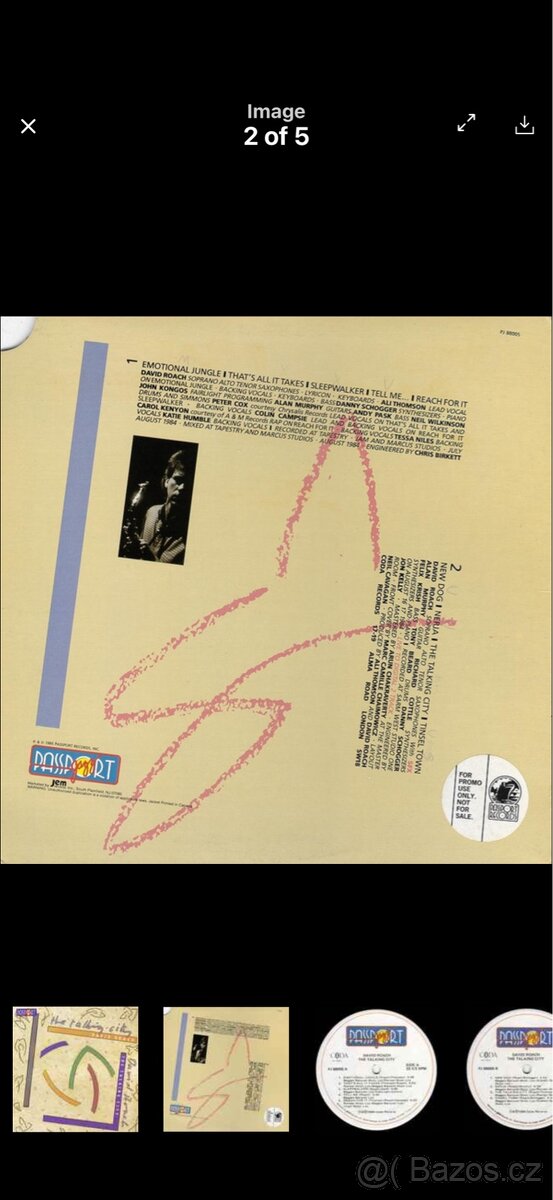 LP- David Roach - The Talking City - 2