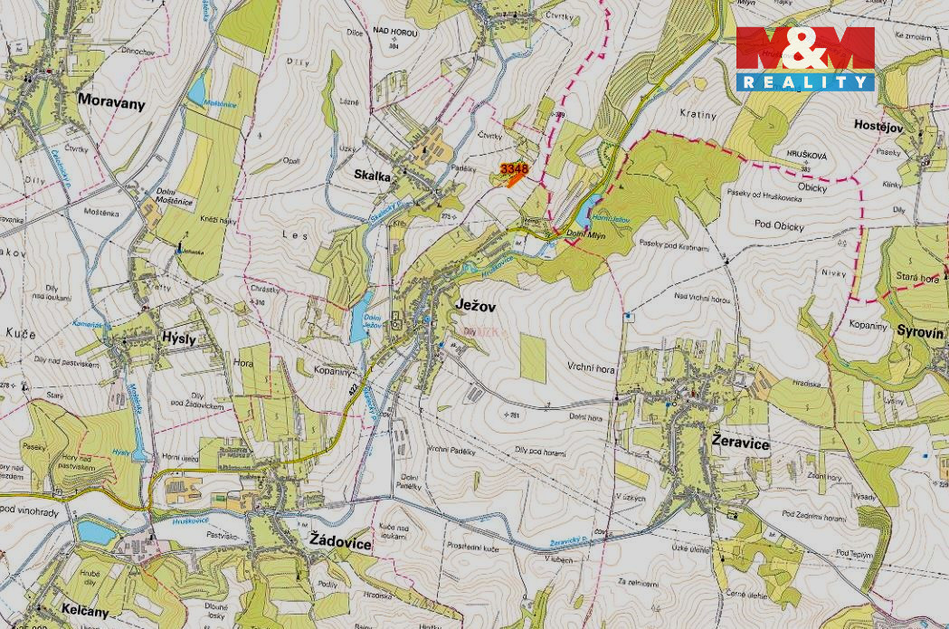 Prodej vinice, 1000 m², Ježov - 2