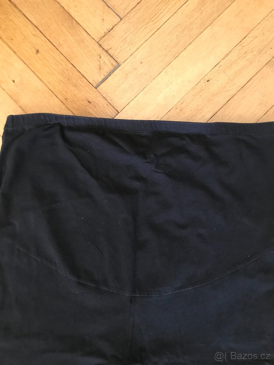 Těhotenské kalhoty černé zn. C&A - 2