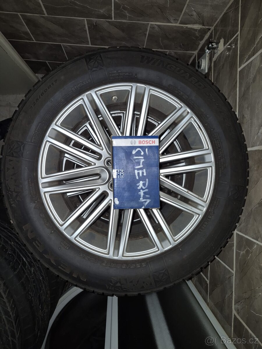 Zimní pneu Nexen 225/60 R17 + Alu kola Milano R17/5x114,3 - 2
