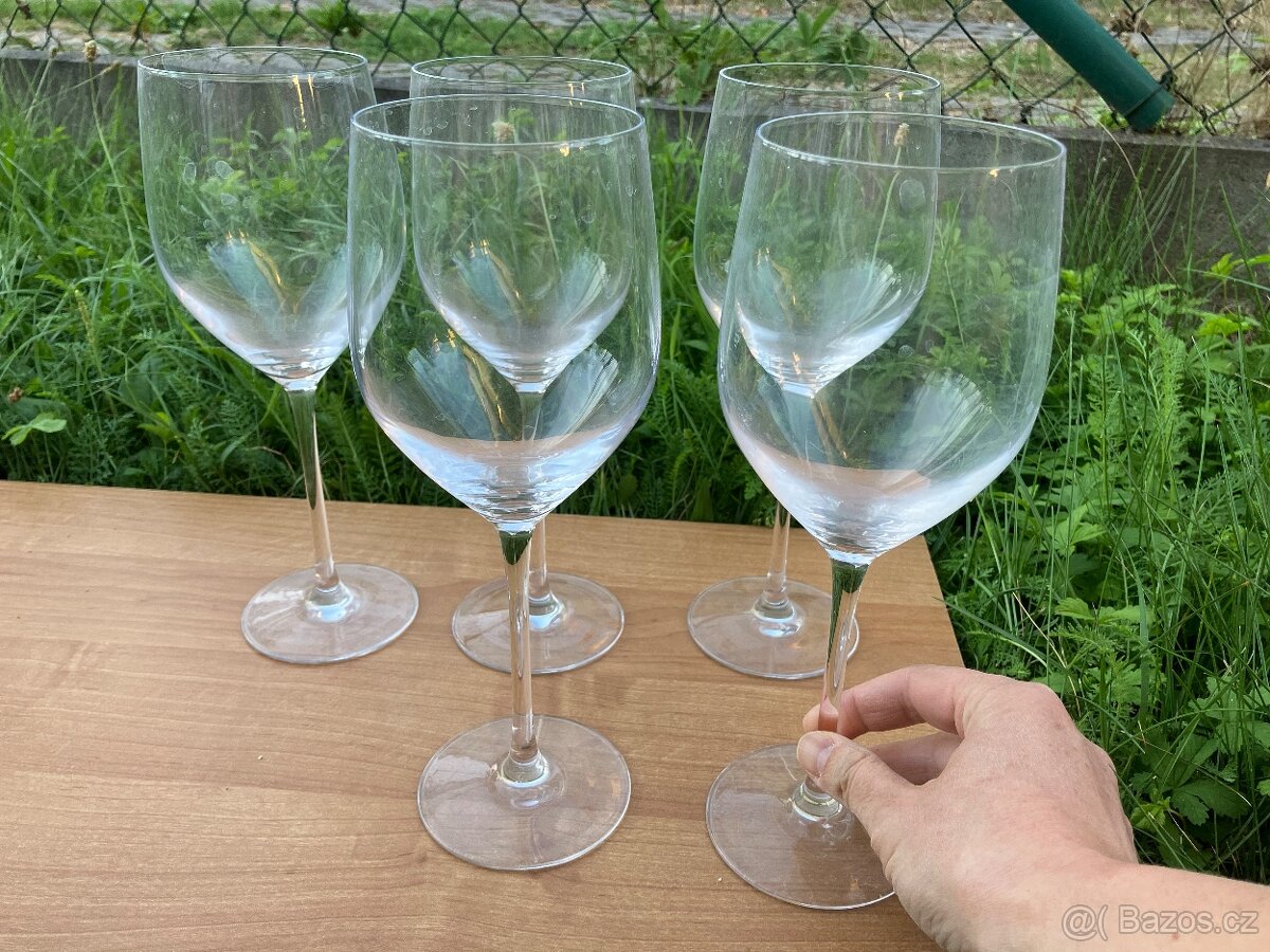 Skleničky na vino 5ks - 2