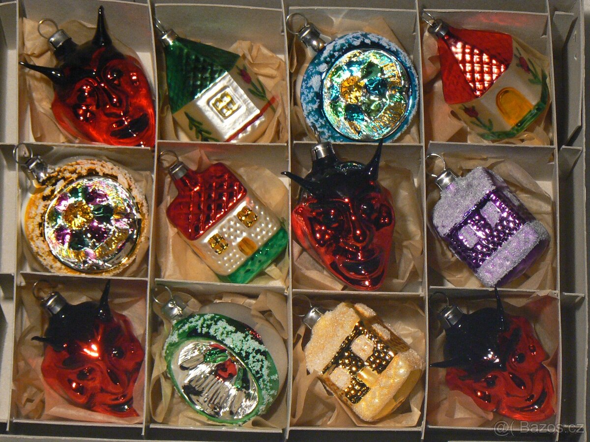 RETRO vánoční ozdoby - 2