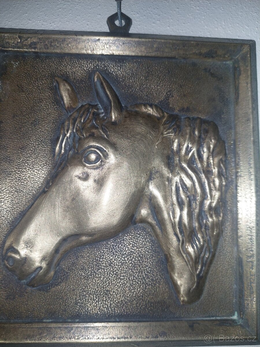 MOSAZNÝ OBRÁZEK-KŮŇ - 2