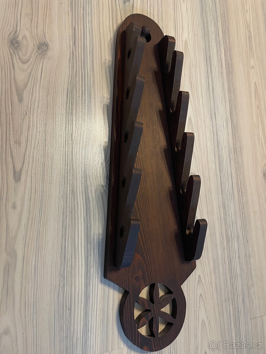 Závěsný držák na pokličky. Na chalupu. - 2