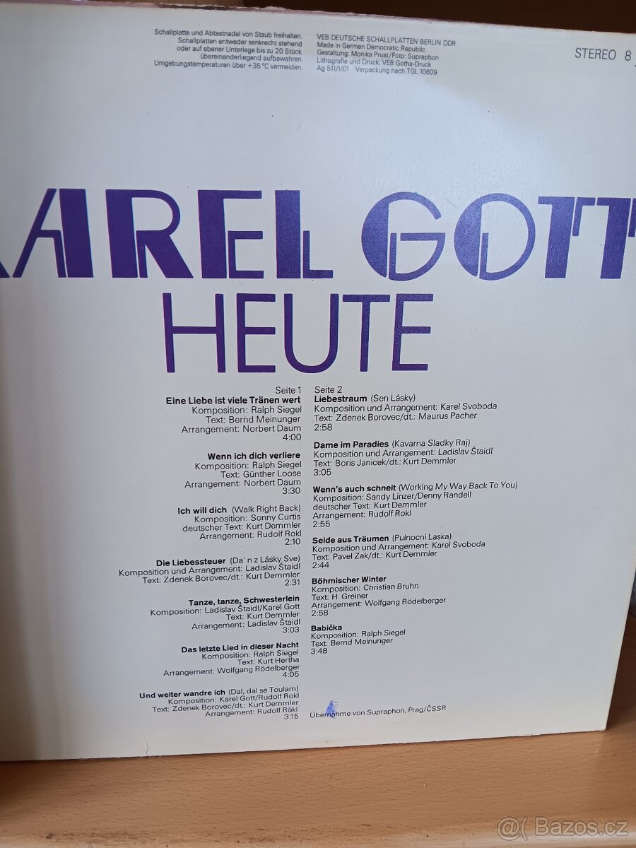 LP Karel GOTT HEUTE - 2