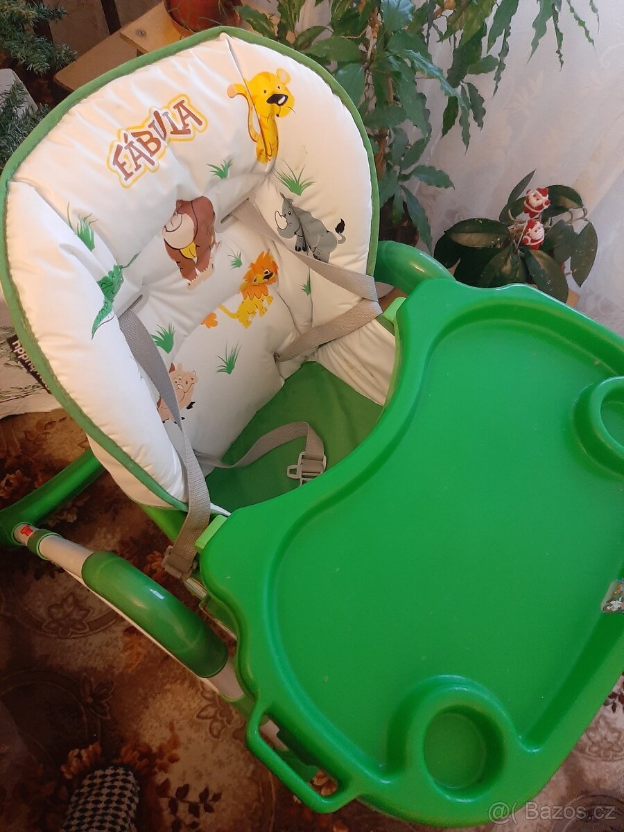 Dětská jídelní jezdící židlička - 2