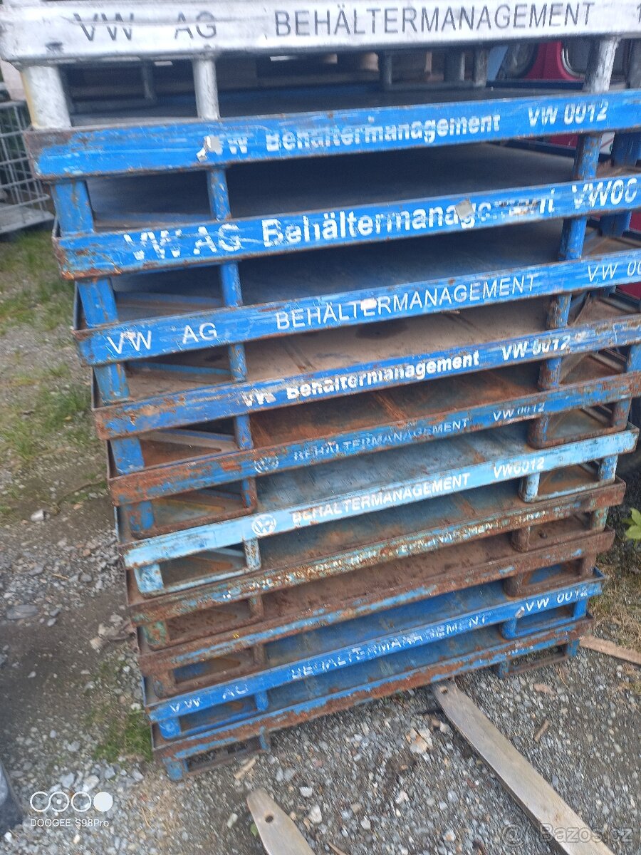 Kovové palety 120x100 - 2