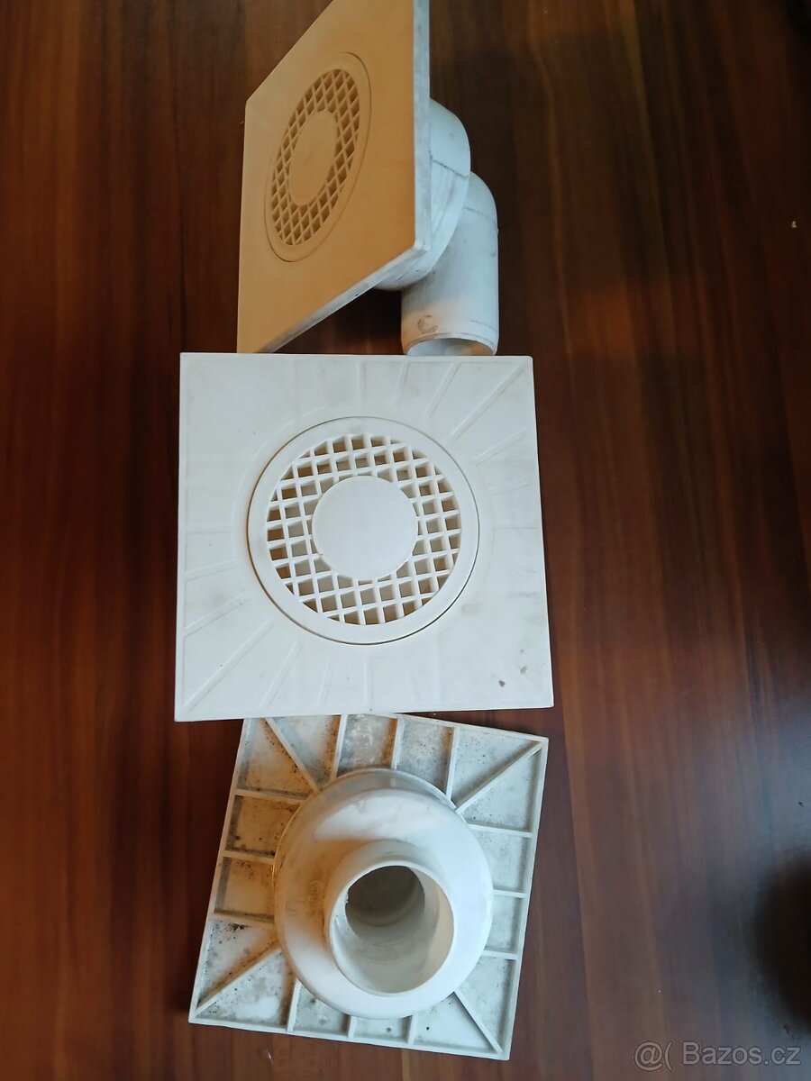 Podlahová vpusť bílá - 2