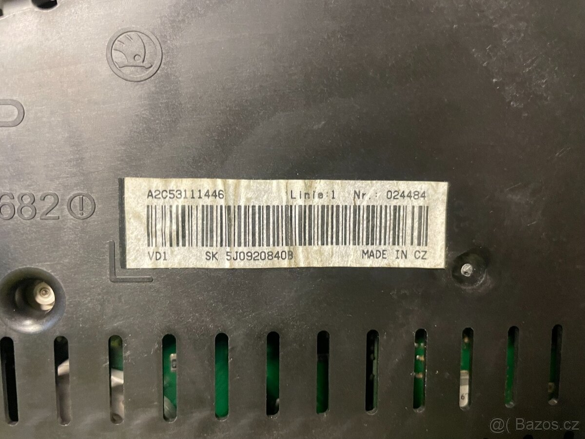 Škoda Fabia Roomster 2 maxidot budíky - 2