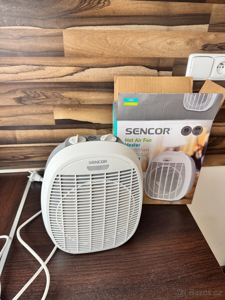 Teplovzdušný ventilátor Sencor SFH 7017WH - 2