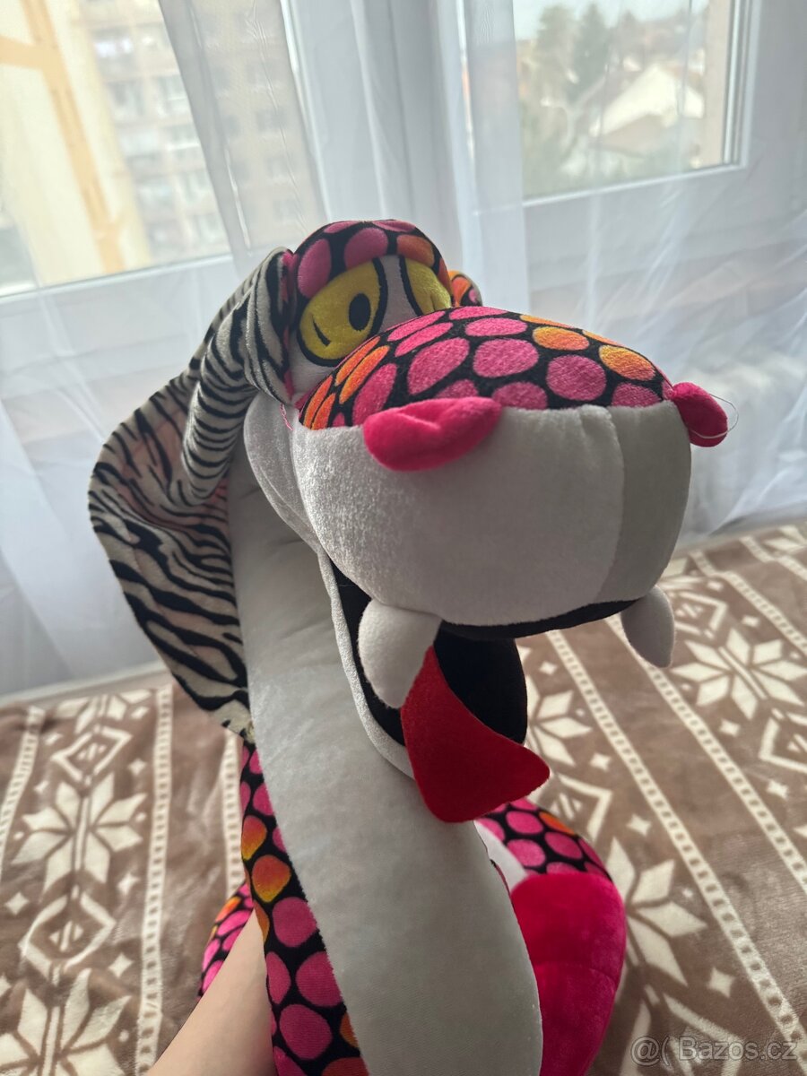 velký plyšový had - 2