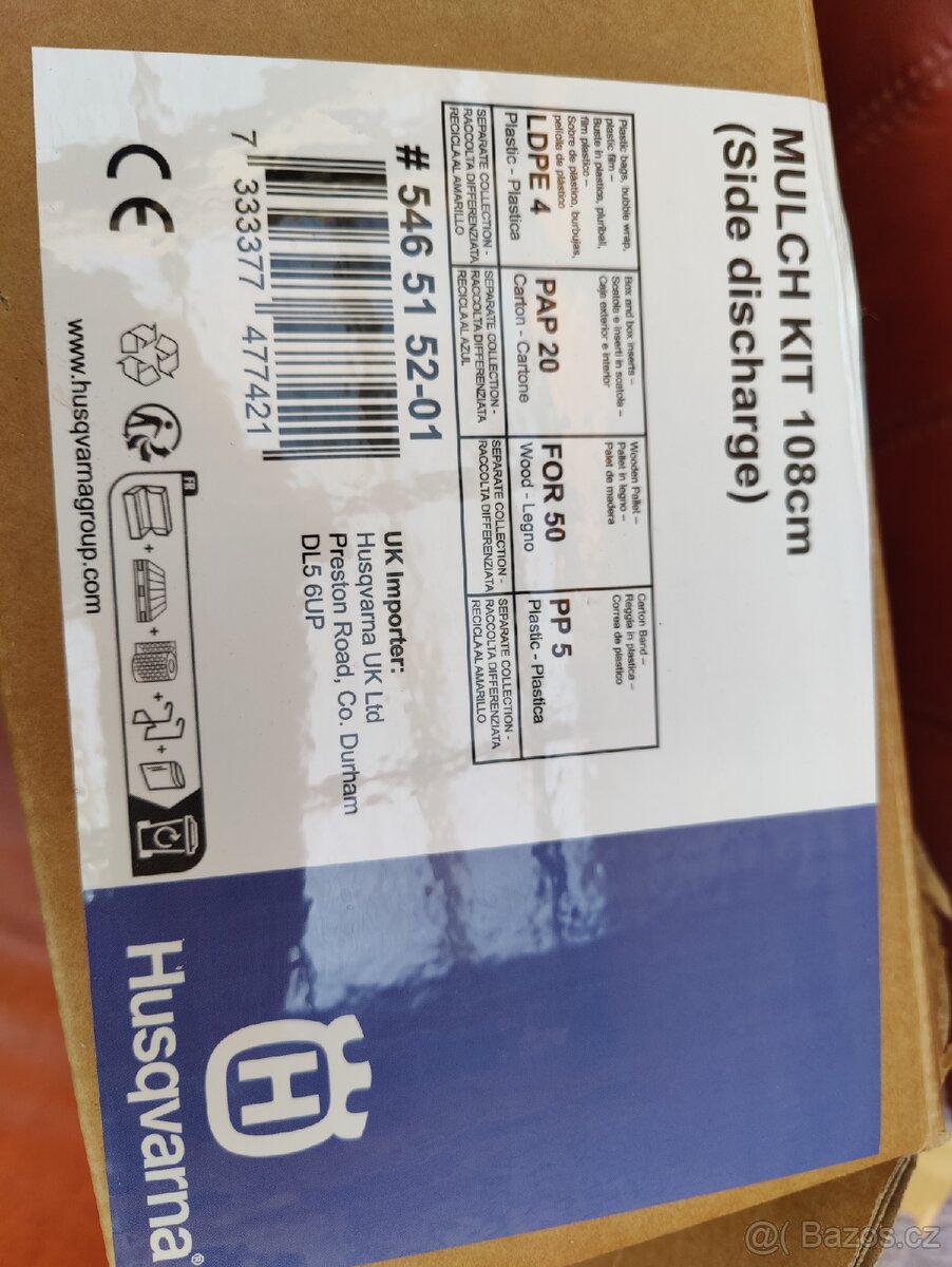 NOVÁ mulčovací sada Husqvarna - 2