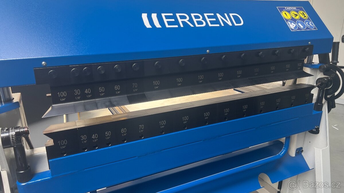 Manuální ohýbačka plechu ERBEND, model UFA 1212 - 2