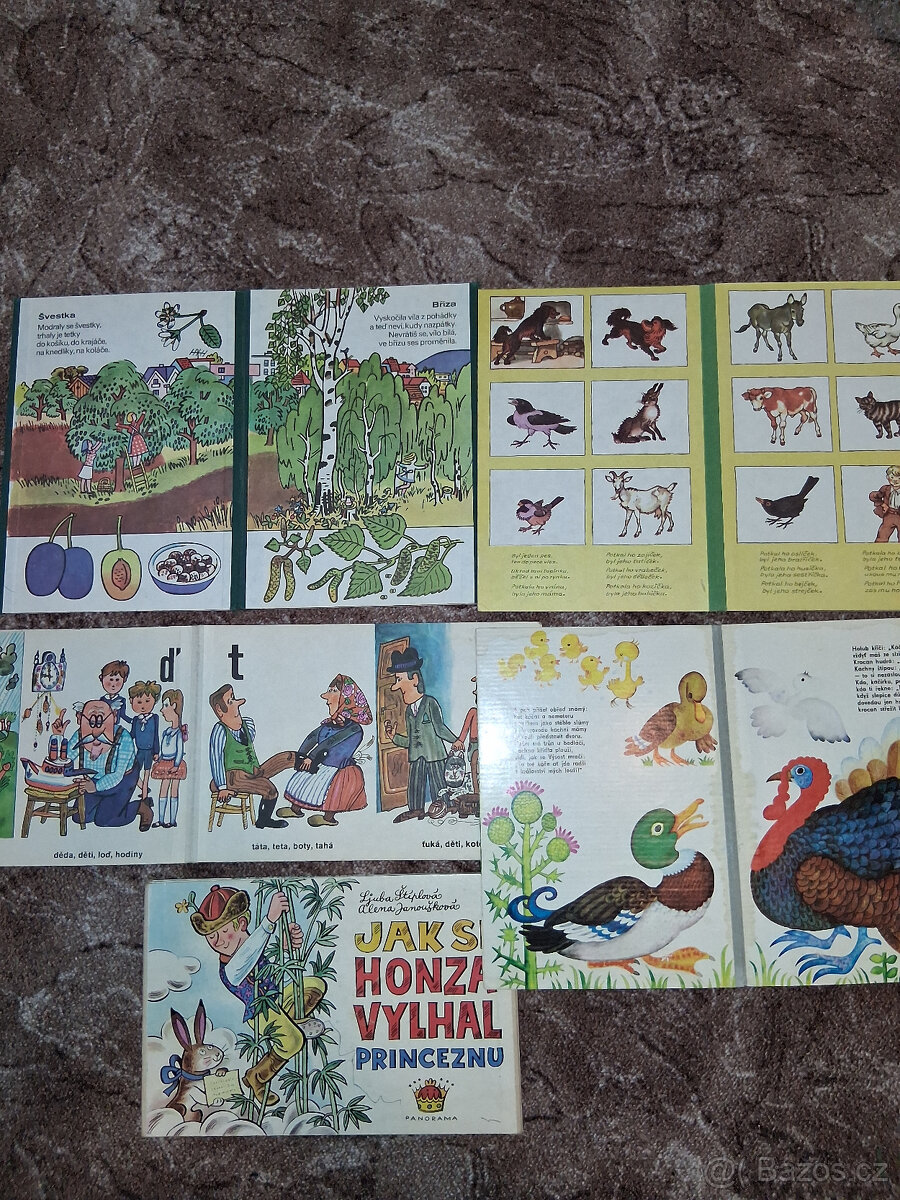 dětské knížky - leporela - 2