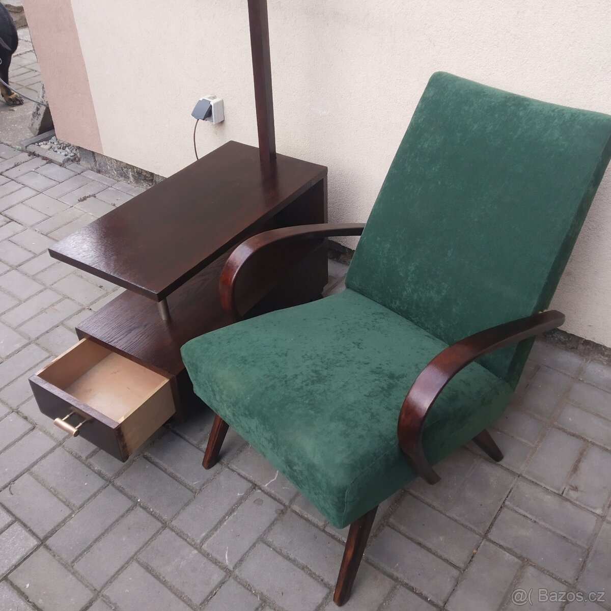 Stojanová lampa J.Halabala. - 2