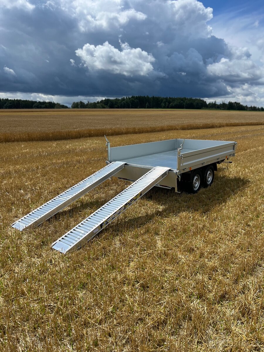 Nákladní jednostraně sklopný přívěs 2,7t - 2