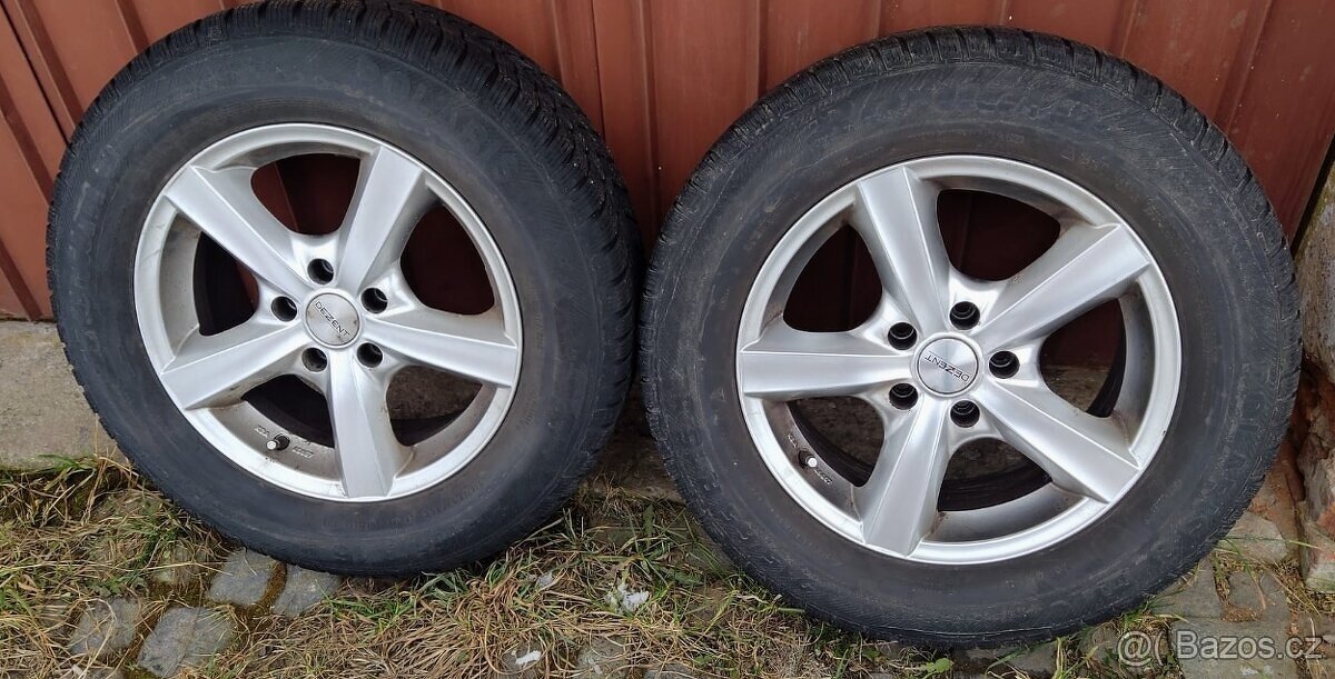 Zimní sada ALU disků s pneumatikami na VW Tiguan - 2