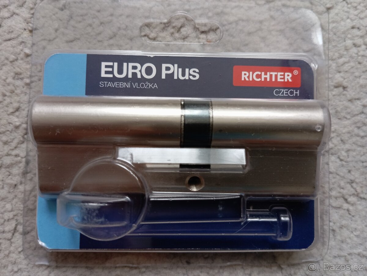 Bezpečnostní vložka Richter EuroPlus 40/50 včetně 9 ks klíčů - 2