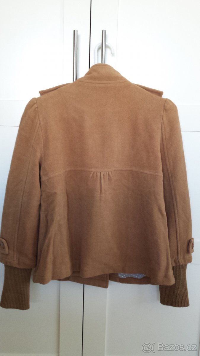 Karamelový kabátek - zn. CA Clockhouse - vel.38 - 2