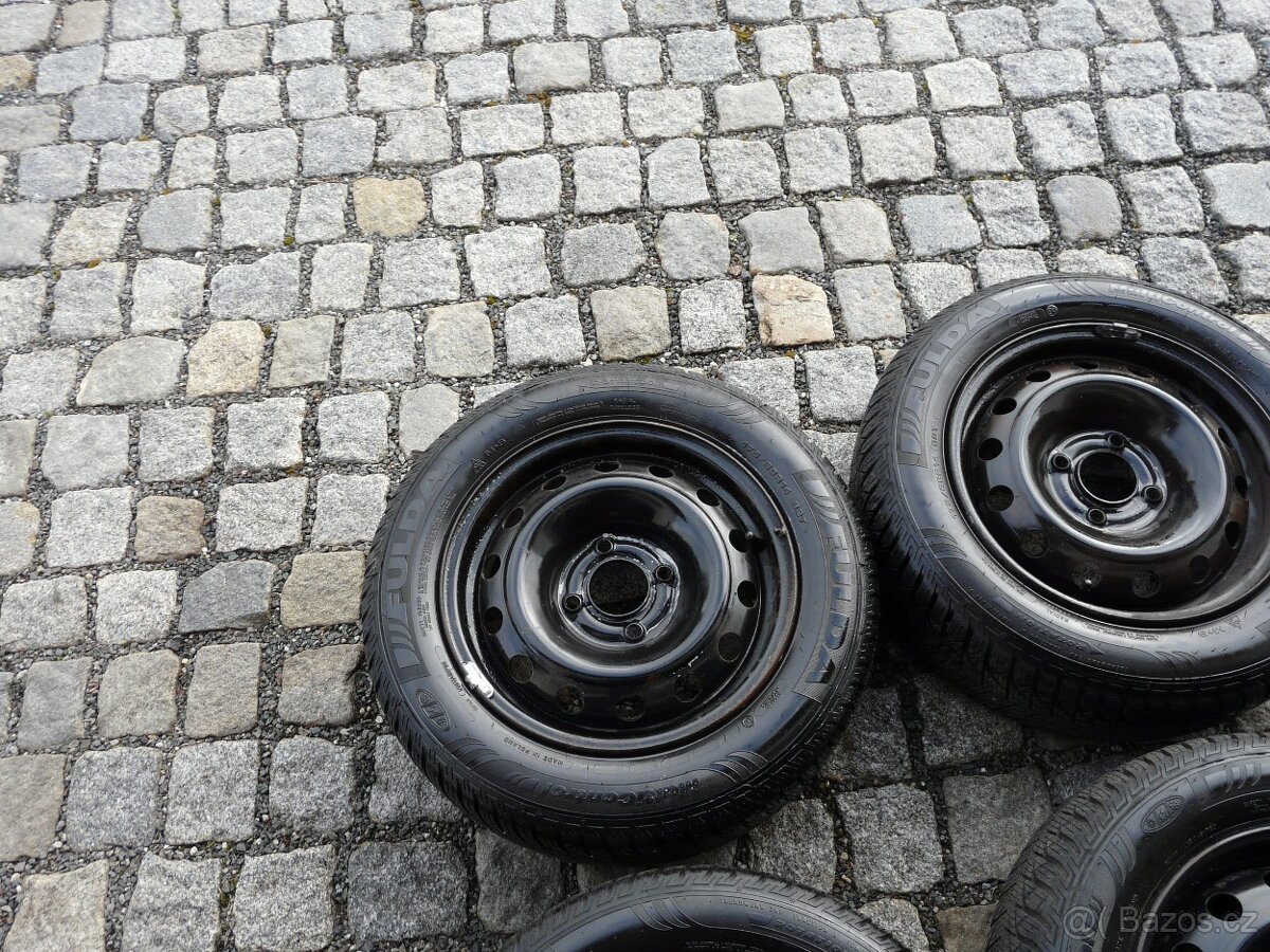 ZIMNÍ PNEU + DISKY PEUGEOT CITROEN 175/65R14 - 2