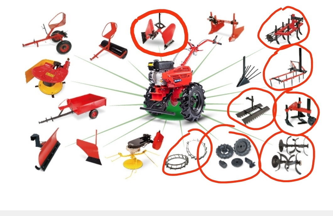 Multifunkční kultivátor 5,5 HV s příslušenstvím - 2