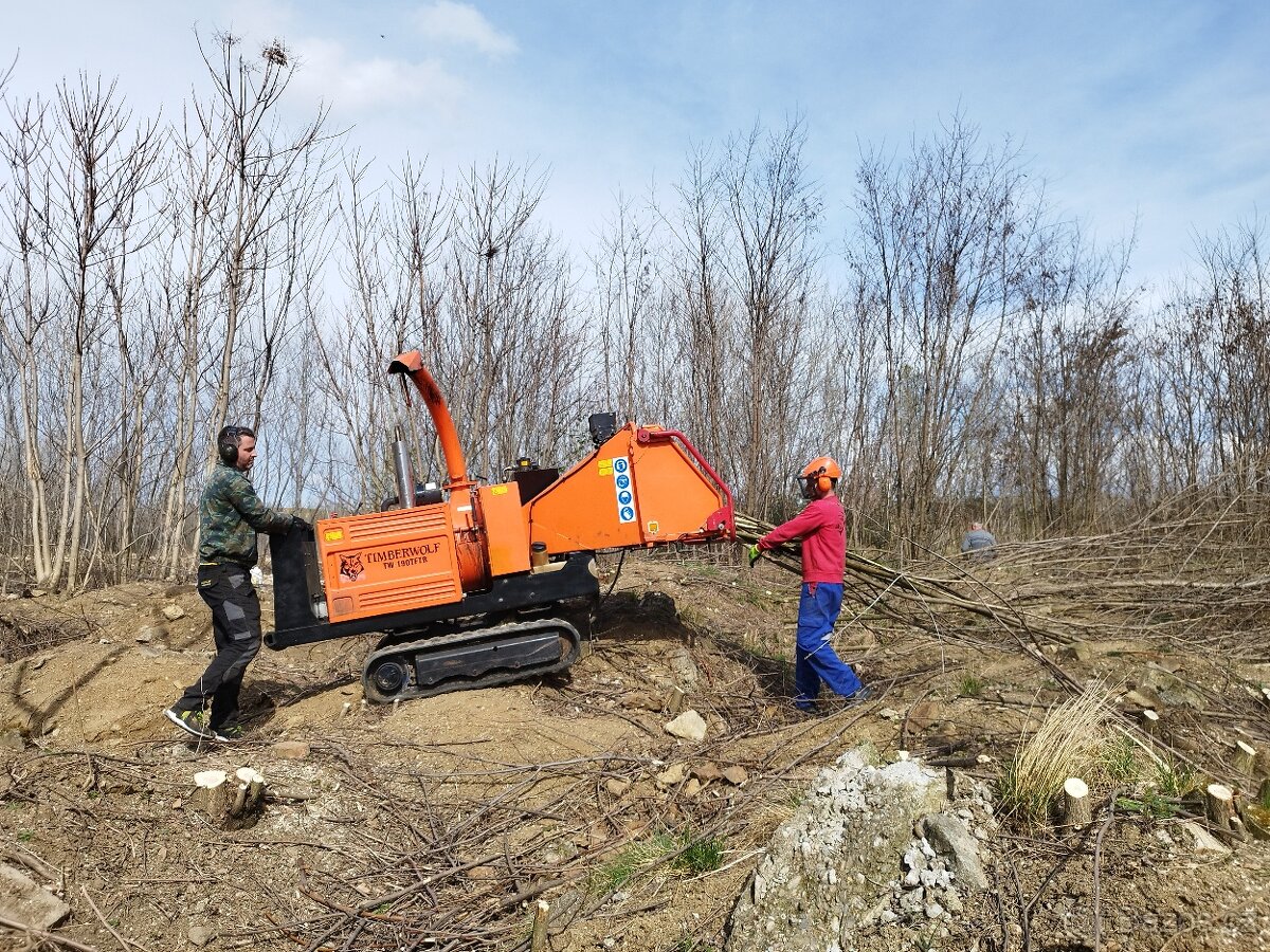 Profi - mobilní štepkovač Timberwolf TW190. - 2