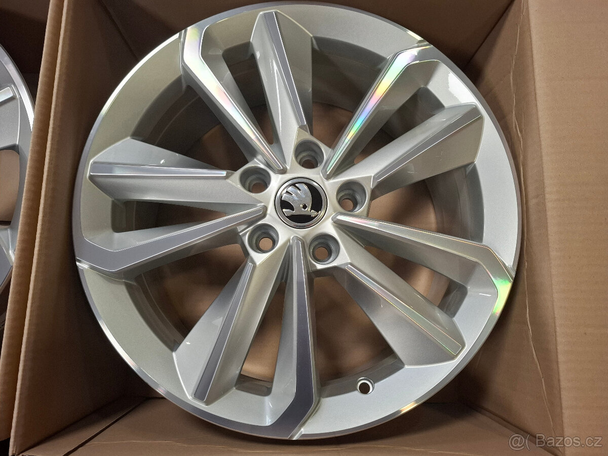 Nové orig. alu disky Škoda Octavia IV 7x17 ET46 5x112 4ks - 2
