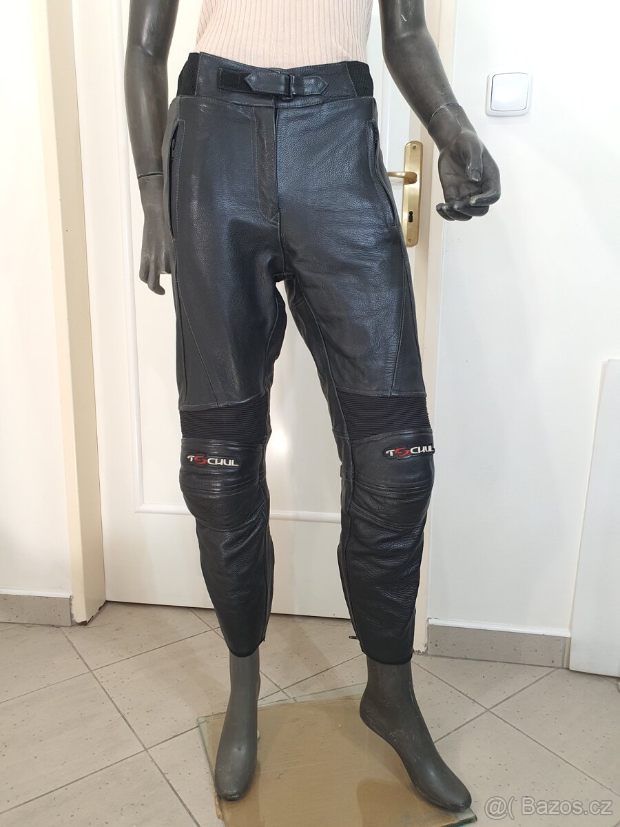 Kalhoty na moto Tschul Kožené Vel. 38 M - 2
