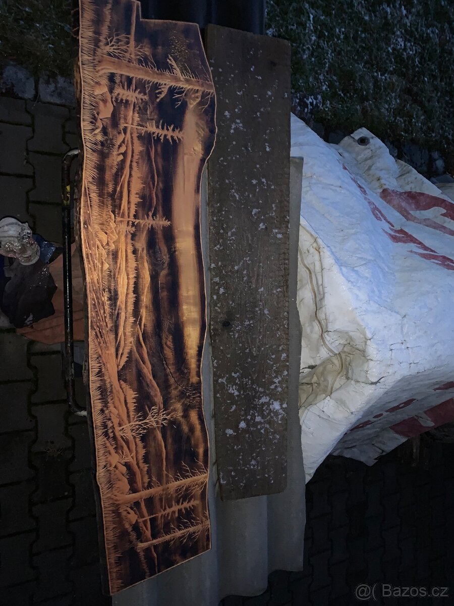 Obraz ručně vyřezavaný JESENÍKY - 2