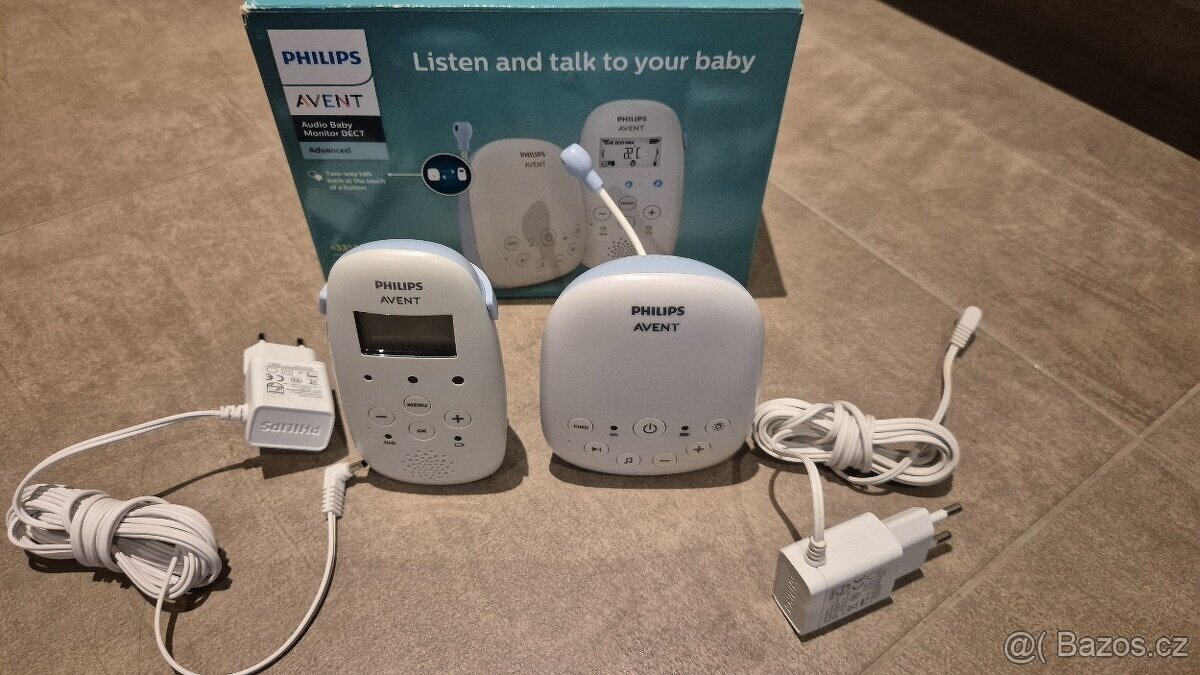 Dětská chůvička Philips AVENT Baby DECT monitor SCD715 - 2