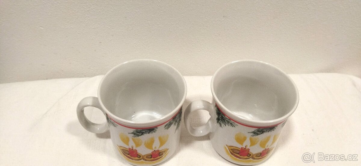 Sběratelské, retro vánoční hrníčky - 2